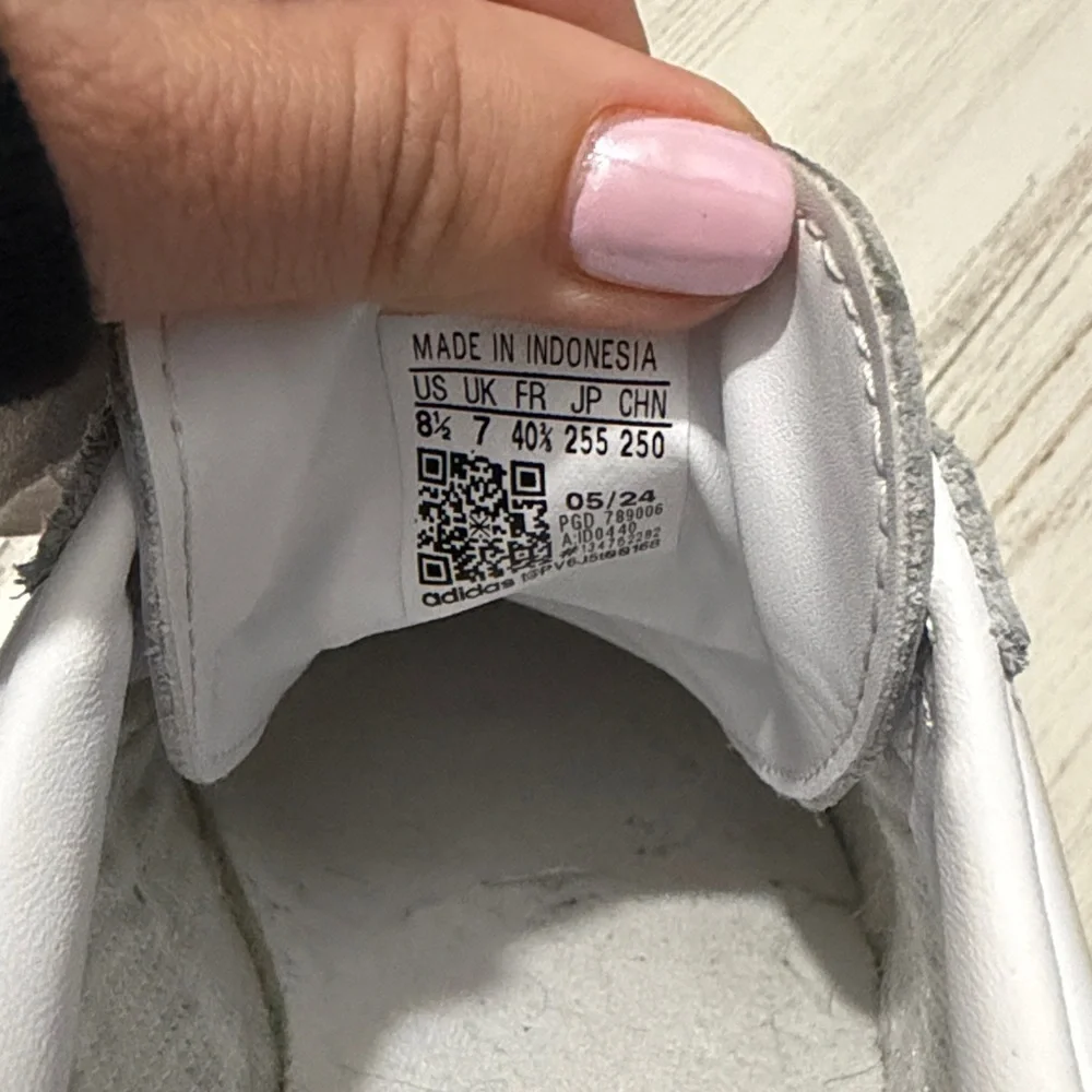 Adidas Samba White and Green Shoes Size 8.5 - Picture 13 of 13